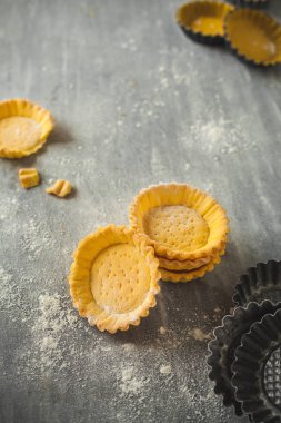 Hazırlık sırasında tart