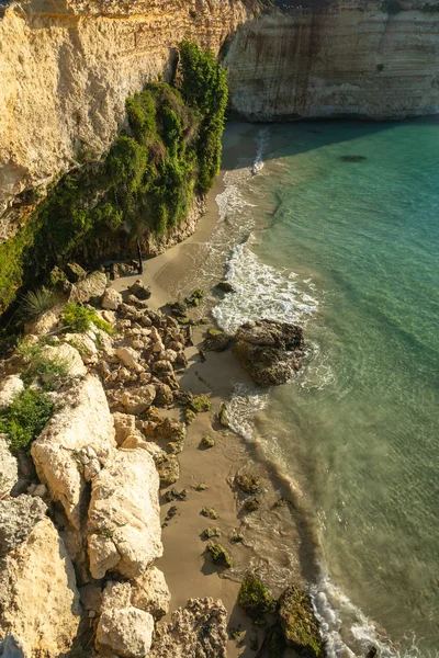 Mulino d'Acqua beach, Otranto, Puglia, Italy — стокове фото