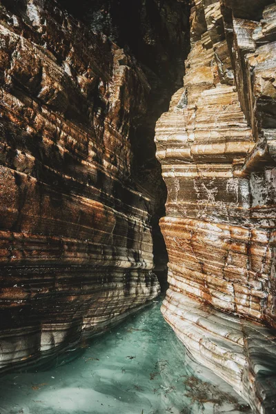 Couloir Pierre Plage Las Catedrales Lugo Espagne — Photo