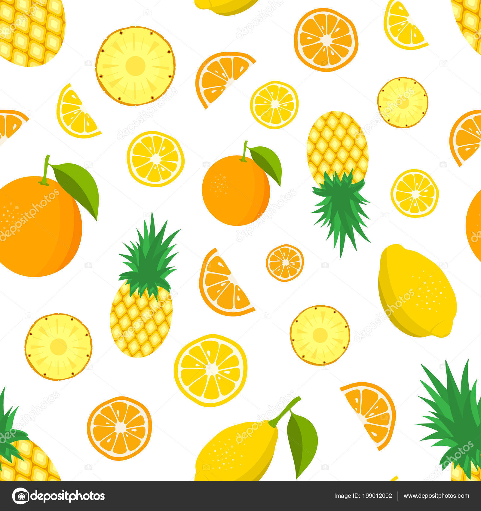 Pina naranja y limon