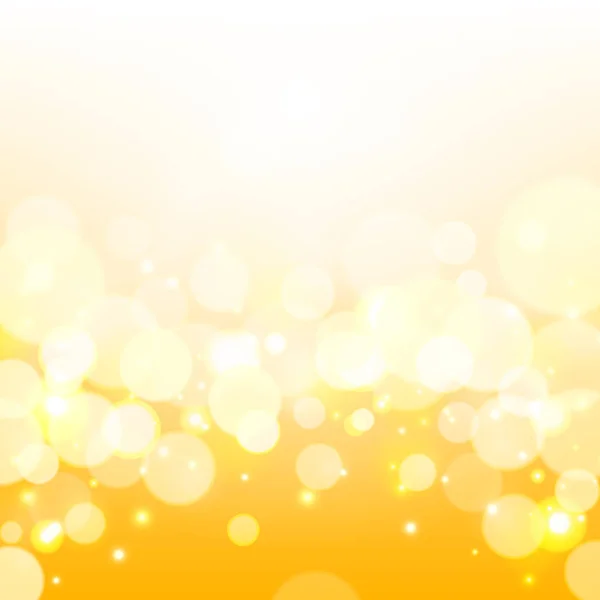 Fondo Luces Doradas Amarillo Brillo Vector Fondo — Vector de stock