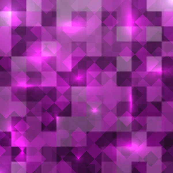 Mosaic Light Background Purple Light Texture Disco Pattern Vector Illustration — Stock Vector