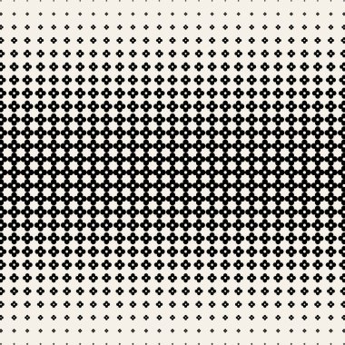 Tek renkli sonsuz desen. Modern stil dokusu. Geometrik çiçek deseni. Vektör illüstrasyonu.