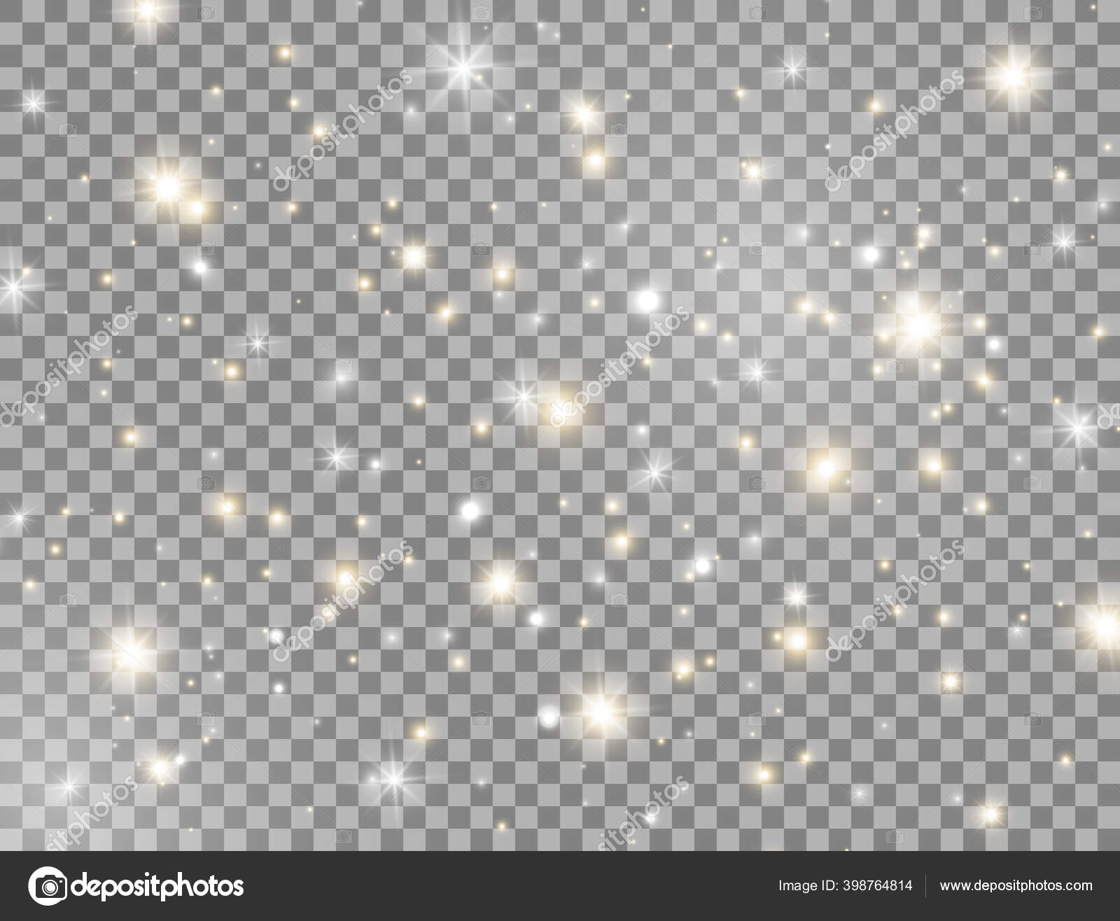 White Glow Stars