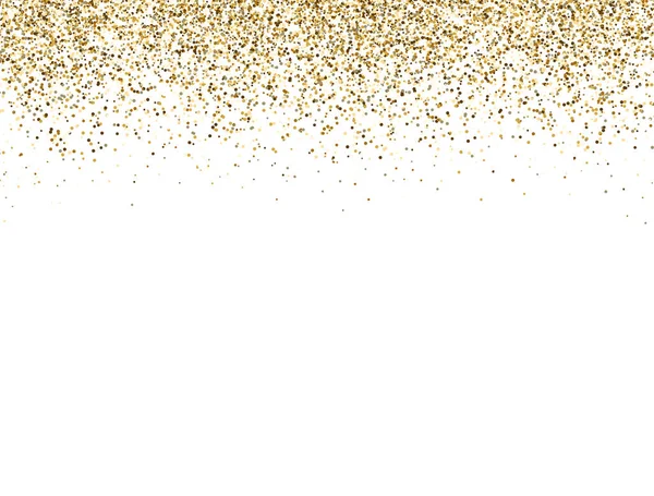Cornice quadrata glitter oro con scintillii su sfondo bianco. elementi di  tendenza per il tuo design. illustrazione vettoriale.