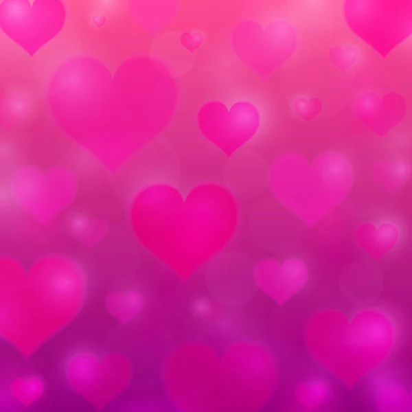 Fundo Amor Com Corações Rosa Textura Dia Dos Namorados Fundo — Vetor de Stock