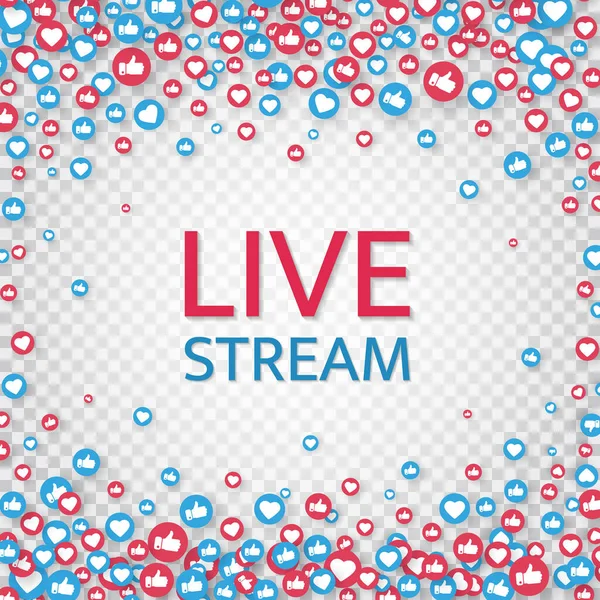 Live Stream Video Background with 10k Views. Live Streaming, News