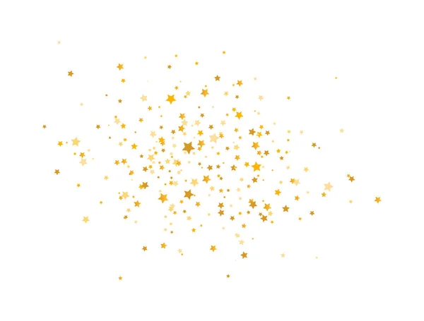 Золоті Зірки Композиції Білому Тлі Блискучі Елегантні Елементи Дизайну Золоті — стоковий вектор