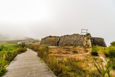 Viana do Castelo/Portugal - 09/29/18 - A lookout tower outside Viana do castelo
