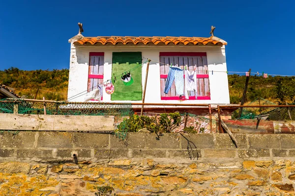 Den Lille Øya Utenfor Kysten Galicia Spania – stockfoto