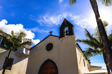 Küçük balıkçı Funchal, Maderia - Portekiz chapel