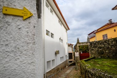 Valenca/Portekiz - 11/29/18 - Valenca aracılığıyla camino Portekizce/İspanyolca sınırında