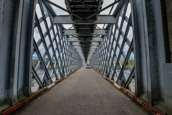 Border Crossing Spain Portugal — Stock Photo, Image