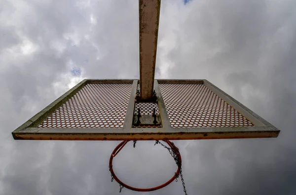 Basketbalové Hřiště Tui Galicie Španělsko — Stock fotografie