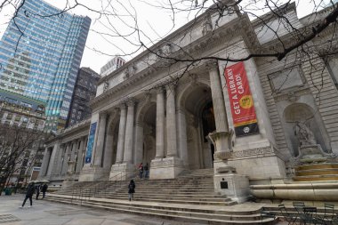 New York - ABD ikonik Kütüphane