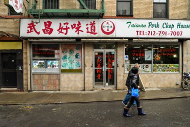 Chinatown / New York 1/10/19 - New York hareketli Chinatown alanında