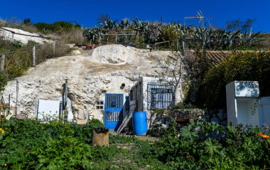 Granada - İspanya toplumda mağara