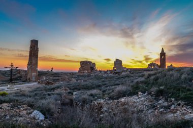 Belchite - İspanya kalıntıları