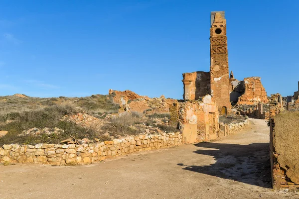 Belchite-스페인의 유적 — 스톡 사진
