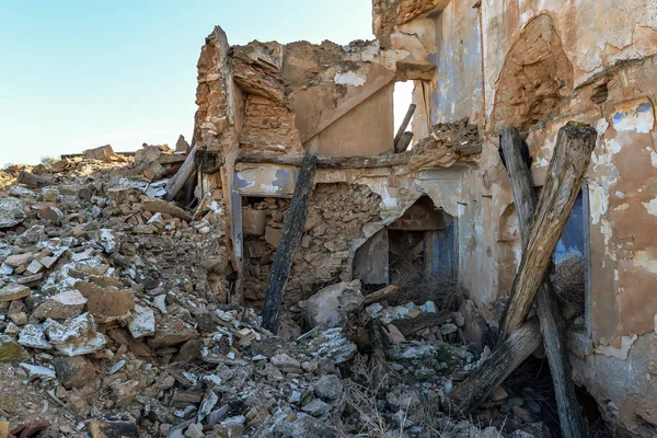 A romok Belchite - Spanyolország — Stock Fotó