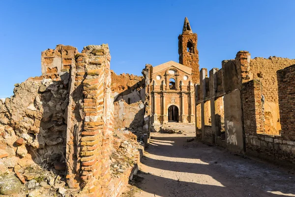 Belchite-스페인의 유적 — 스톡 사진