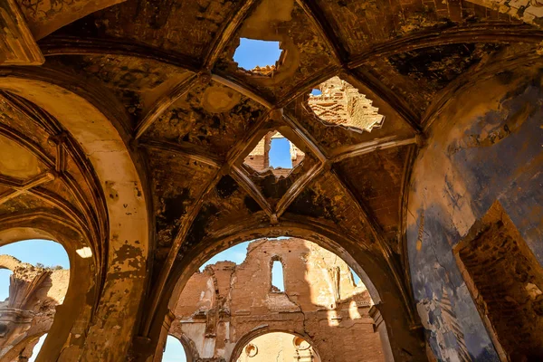 De ruïnes van Belchite - Spain — Stockfoto