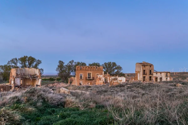 Τα ερείπια των Belchite - Ισπανία — Φωτογραφία Αρχείου