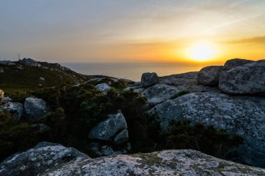 Facho Dağı 'nda gün batımı - Finisterre