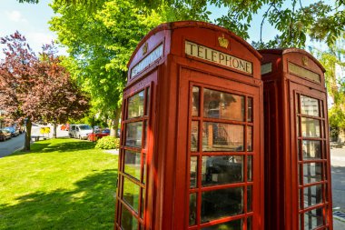 Londra telefon kulübeleri - Londra, Uk