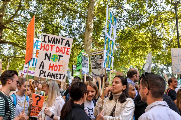 Κλιματική Αλλαγή Απεργία - Λονδίνο — Φωτογραφία Αρχείου
