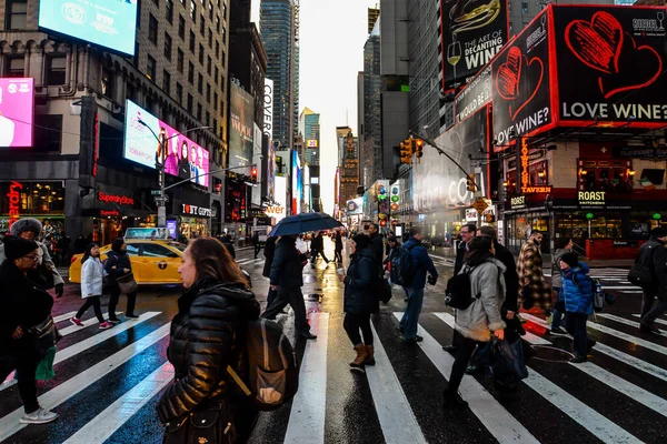Times Square em Nova York — Fotografia de Stock