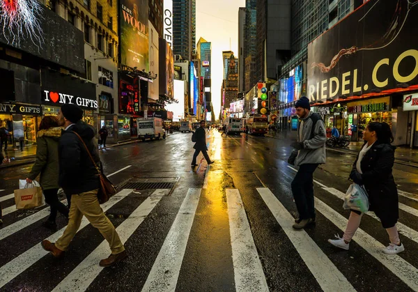 Times Square em Nova York — Fotografia de Stock