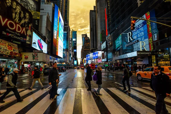 Times Square em Nova York — Fotografia de Stock