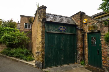 Walthamstow / Londra - 7 / 1 / 20 - Walthamstow 'da bir zamanlar yerel itfaiye binası olan küçük bina