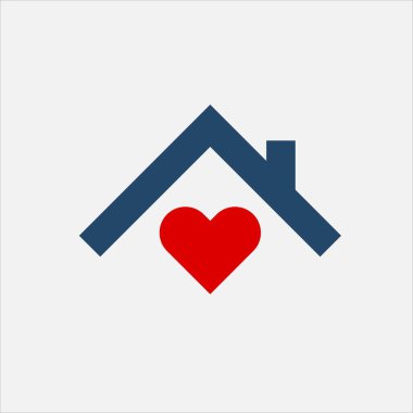 Love Home vektör logosu