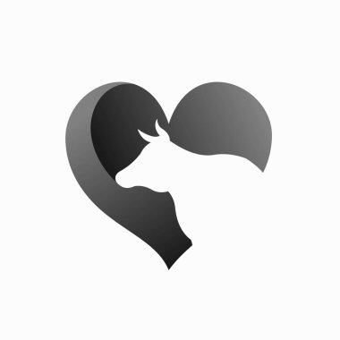 İnek Aşıkları Logo şablonu