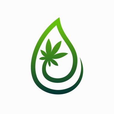 Esrar Yağ Vektörü Logosu Tasarımı