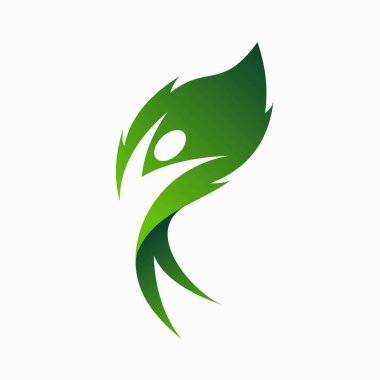 Yaprak logoları insanları mutlu eder.