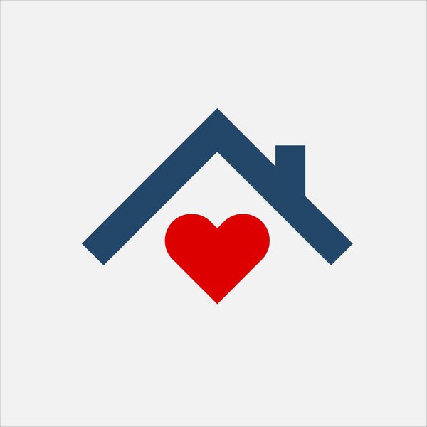 Logotipo Vector Del Amor — Vector de stock