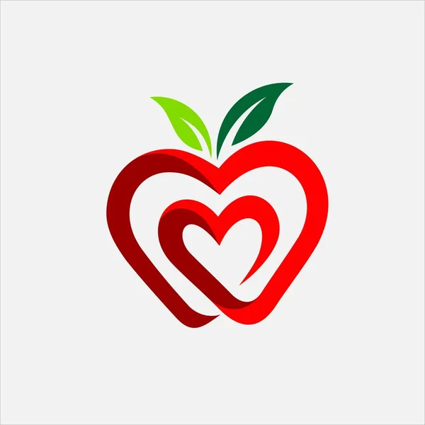 Abundos Frutas Manzana — Vector de stock