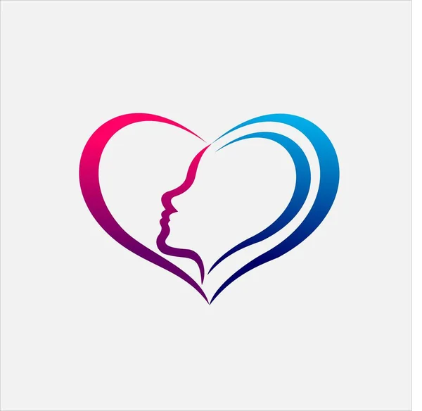 Salon Lovers Logotyp Design — Stock vektor