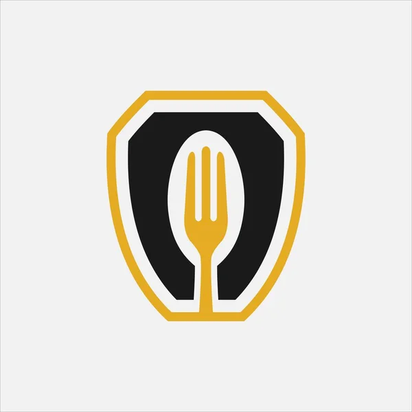Design Logo Alimentos Seguros —  Vetores de Stock