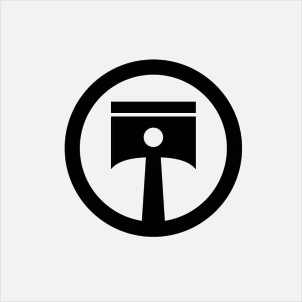 Шаблон Логотипа Piston — стоковый вектор