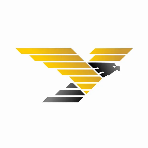 Carta Eagle Logo —  Vetores de Stock