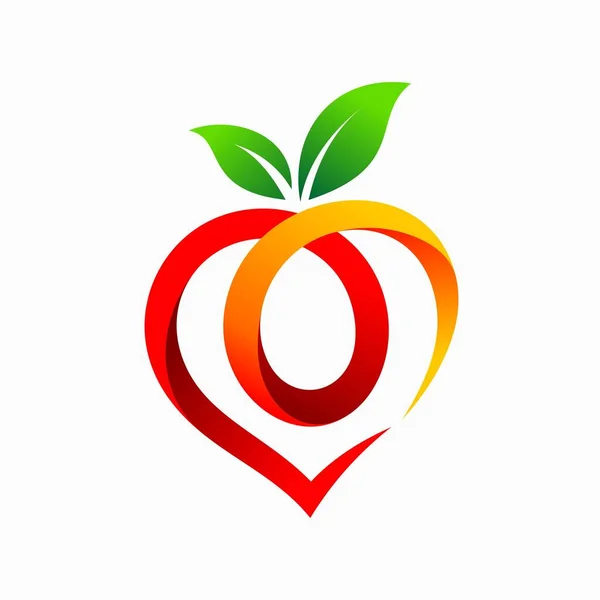 Logo Del Vector Apple Lovers — Vector de stock