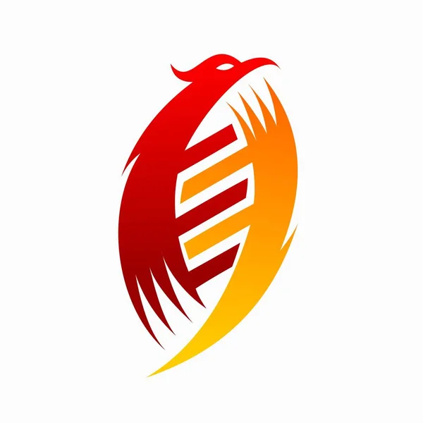 Logo Orla Které Tvoří Symbol Dna — Stockový vektor