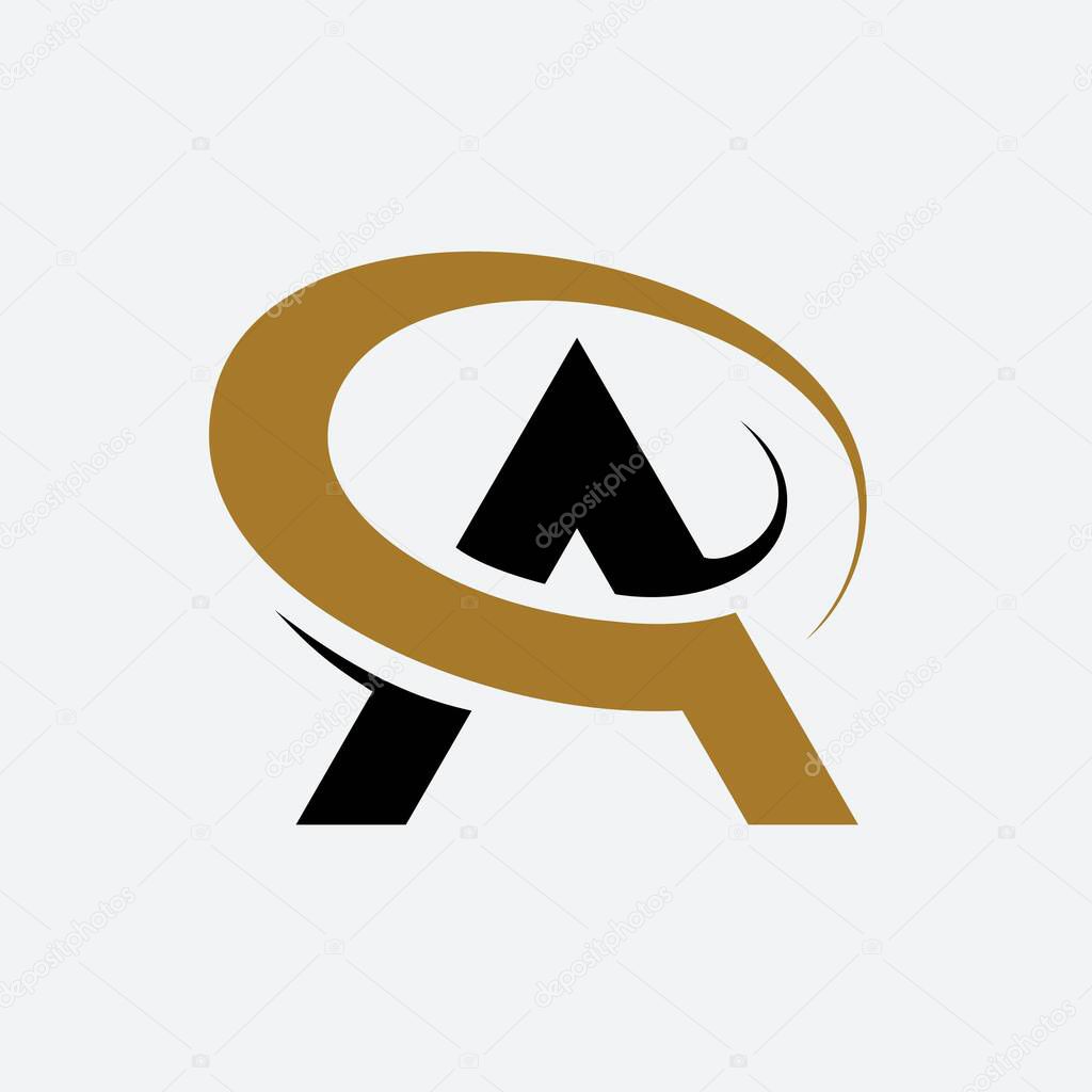 Letter A icon logo