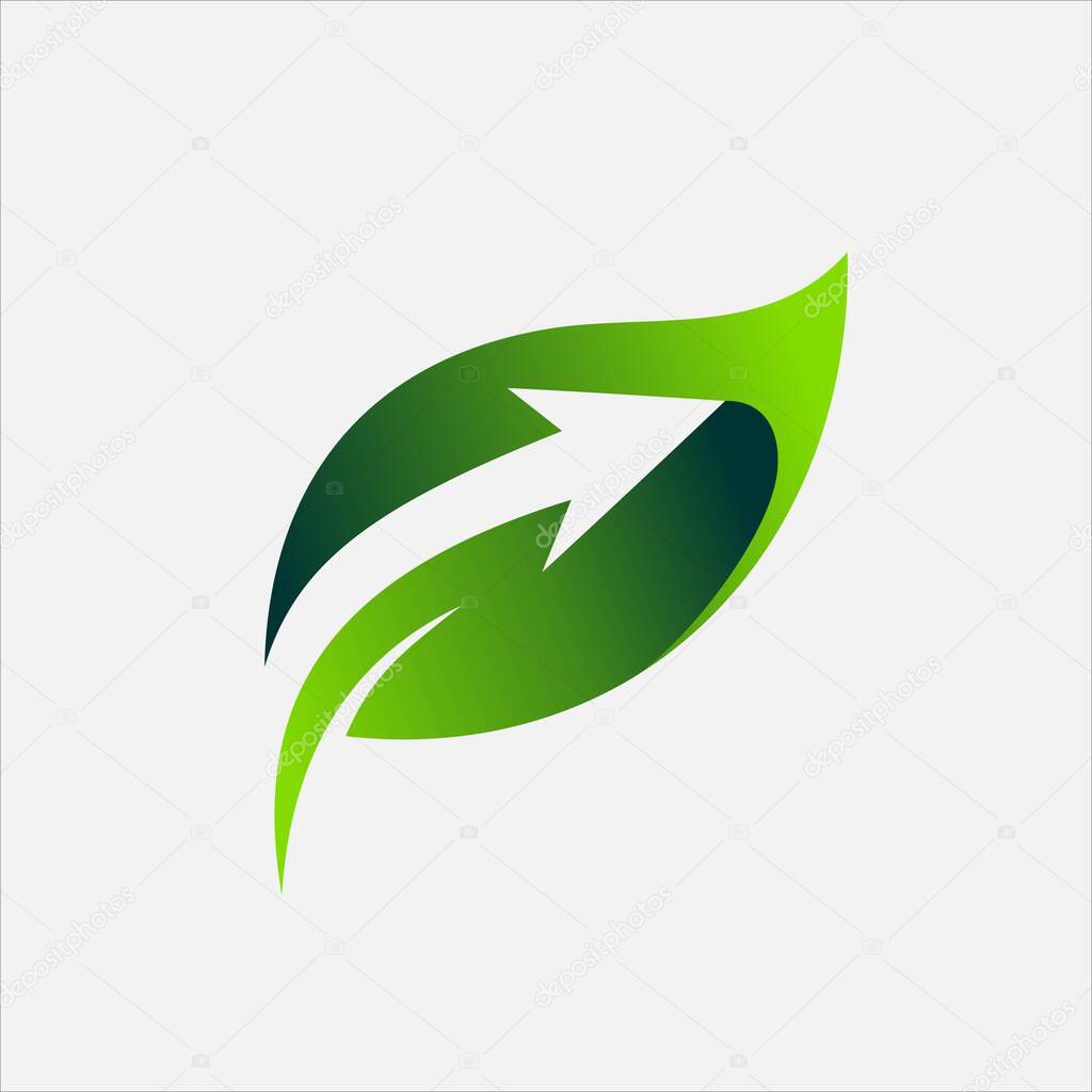 Arrows and Leaves Logo