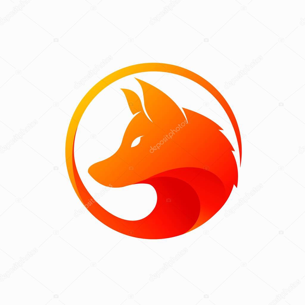 Wolf Logo design template