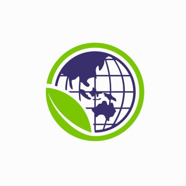 Dünyayı oluşturan yaprak logosu